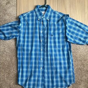 Brooks Brothers Men's Blue Plaid Button-Down Shirt